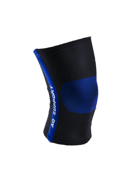 K12514 两侧支撑针织护膝（黑蓝）
